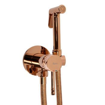 Grifo Para Bidé Rea Lungo Loop Diamond Copper