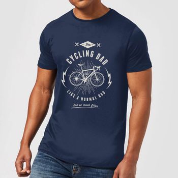 Cycling Dad Men's T-Shirt - Navy - M