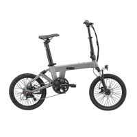 bicicleta electrica plegable yangor h19 de 20 36 v 10 ah 7 velocidades gris