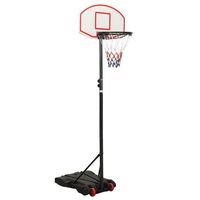 canasta de baloncesto polietileno blanco 216-250 cm vidaxl