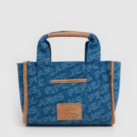 pepe jeans bolso zadie denim azul pl031627-000