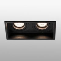 empotrable hyde cuadrado 2 luces