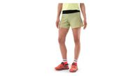 pantalon corto de trail compressport verde para mujer