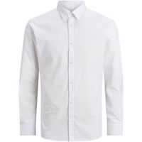 jack  jones camisa manga larga 12223343 jjoe shirt ls plain noos jnr white para nino