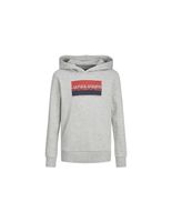 sudadera jackjones jjnolan sweat hood jnr hombre light grey melange
