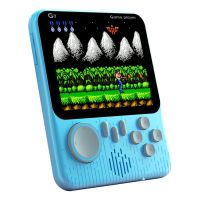 klack g7 consola con 666 juegos clasicos retro con pantalla de 35 y conectividad a tv azul