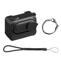 funda de silicona puluz para camara insta360 go 3s caja protectora de carga cubierta protectora antiaranazos con tapa de lente y correa