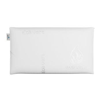 Almohada Viscoelástica NALUI x2 70 cm con Doble Funda (Firmeza Media) NALUI Agatha Blanco