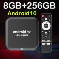 smart tv box 2026 android 16 q18 rk3518 wifi dual 5g wifi6 asistente de google 8k video bt60 netflix 8gb 128gb 256gb reproductor multimedia