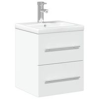 mueble de bano con lavabo integrado blanco vidaxl