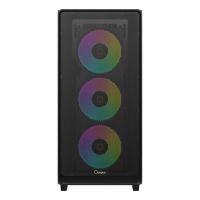 caja pc ocypus gamma c60 argb midi tower atx vidrio templado negro
