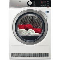 aeg tumble dryer  absolutecare t8dee945r condenser  - white white