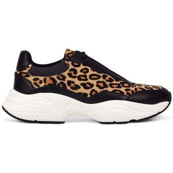 Ed Hardy Zapatillas Insert Runner-Wild Black/Leopard para mujer