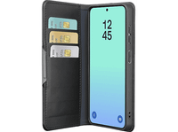 funda movil - cellularline book agenda para samsung galaxy s26 con tapa tarjetero cierre magnetico negro
