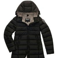 blauer abrigo agnes para mujer