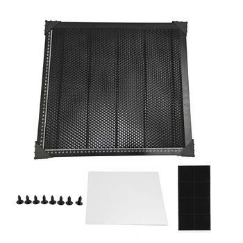 Cama Láser Colmena 430x400mm Placa Aluminio Corte Grabado