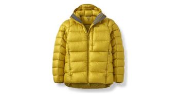 Chaqueta de pluma rab mythic ultra yellow  hombre