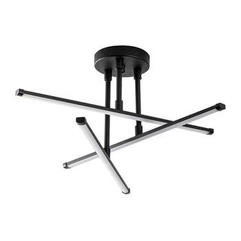 Lámpara De Techo Heras  51x26x51 Cm Color Negro Vente-unique