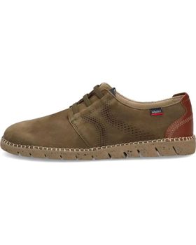 de CALLAGHAN 43200 ZAPATILLAS CASUAL DE HOMBRE NOBUK KAKI