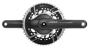 Platos y bielas sram red axs e1 power meter 50 37t 12s carbono natural negro