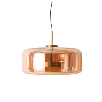 Lámpara de techo led d38cm 25w regulable con mando ámbar
