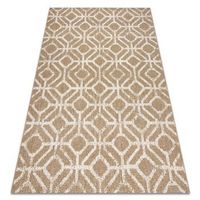 alfombra flat 48957265 geometrica rhombus hilo beige natural 120x170 cm