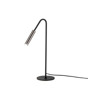 Vega - Lámpara De Mesa Led De Metal Negro