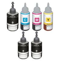 compatible multipack epson ecotank et-4550 printer ink cartridges 6 pack -c13t774140