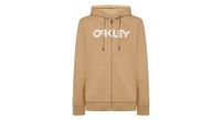 sudadera con capucha oakley teddy full zip beige