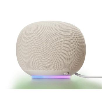 Altavoces Google Home Ovalados Wi-Fi 6 Bluetooth 5.4 con micrófono integrado
