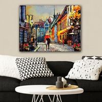 pintura decorativa lienzo 67595825270100 multicolor 70x100 cm