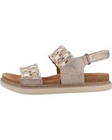 de clarks sandalias arwell glide metalliccombi