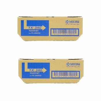 Kyocera TK-340 Black Original Toners Twin Pack (2 Pack)