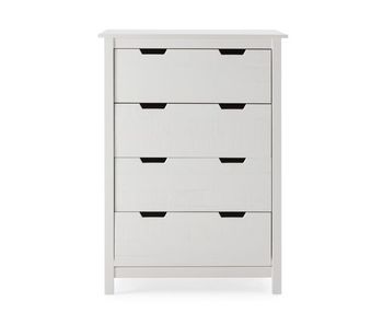 Cómoda julieta 4 cajones blanco