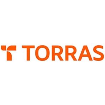 Funda para móvil Torras Pstand Spin resistente con soporte giratorio negra para iPhone 16