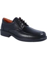 de luisetti luisetti 0107 confort step - zapato profesional de piel comodo negro