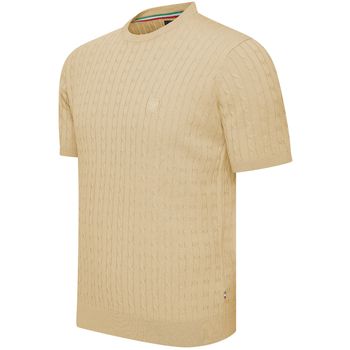 Cappuccino Italia Camiseta Loreto Cable Knit para hombre