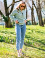 celeste jersey pauline para mujer