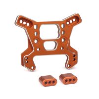 2 piezas placa de amortiguadores de aleacion de aluminio superiortrasera para zd racing dbx09 mt09 bx09 19 coches rc t