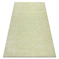alfombra sisal patio 3045 sale de tejido plano verde  beige 155x220 cm