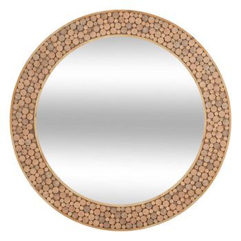 Espejo De Madera Anoki D99cm