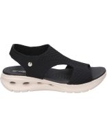 sandalias color negro de comodo amarpies abz28655 38