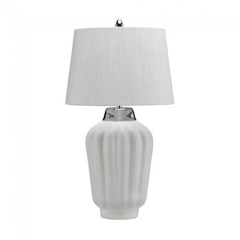 Lámpara de mesa bexley blanca