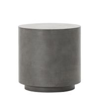 mesa de centro de hormigon gris