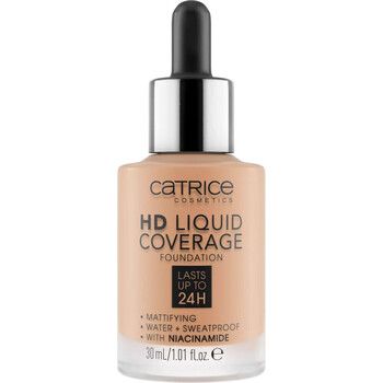 Catrice Base de maquillaje HD Coverage Liquid Foundation - 44 Deeply Rose para mujer