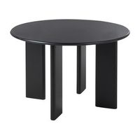 mesa de comedor de madera de mdf 120 cm negro cosmo