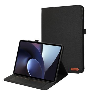 Funda con tapa abatible de tela suave para OPPO Pad2 de 11.61 pulgadas 2023, funda trasera de TPU para OnePlus Pad de 11.6 pulgadas 2023, funda para tablet.