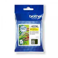 cartucho de tinta original brother lc422xly amarillo