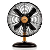 ufesa masachusets mini ventilador de sobremesa 30cm 40w negromadera