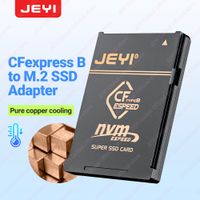 jeyi-adaptador de cobre puro 2230 m2 nvme ssd a cfe tipo-b tarjeta cfexpress de memoria de expansion para nikon z6z7z8z9d6 canon r3r5c